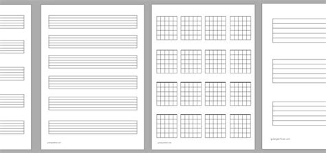 Free Printable Guitar Pdfs Tab Chord Charts Fretboard Templates