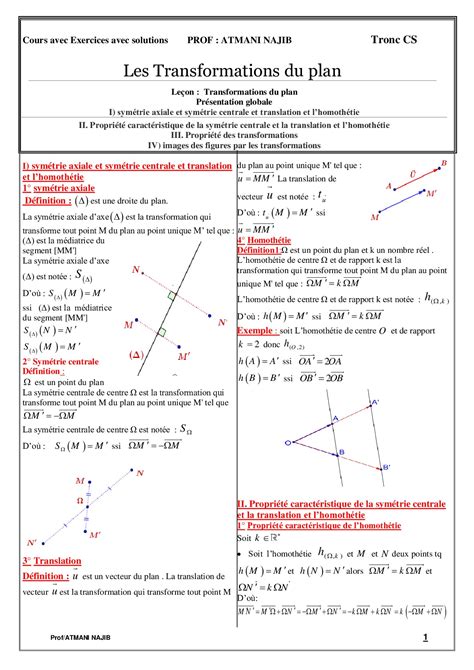 PLAN DE COURS