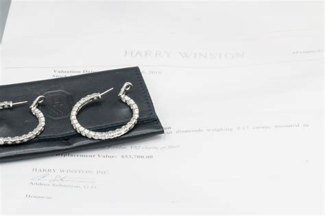 Harry Winston 817 Carat Diamond And Platinum Inside Out Hoops Earrings At 1stdibs Harry