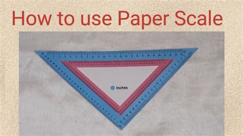 How To Use Paper Scale For Tailoring Sewing Tips For Beginners