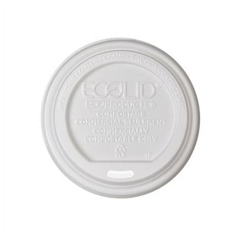 Eco Products Ecolid 8 Oz Hot Cup Lid 800 Ct Case 800 Ct Case