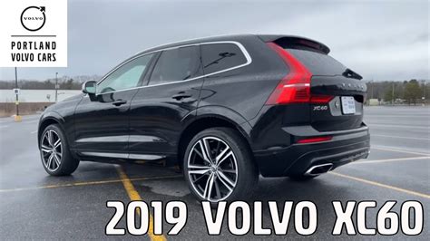 Onyx Black Metallic 2019 Volvo XC60 T5 R Design Walkaround With