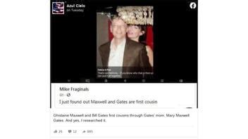 Fact Check: Bill Gates And Ghislaine Maxwell Are NOT First Cousins ...