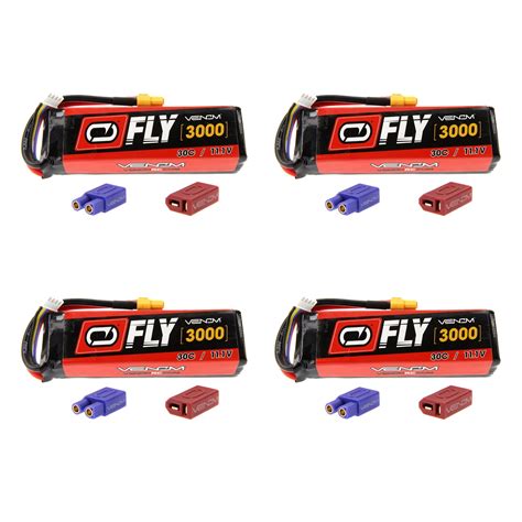 Venom Fly C S Mah V Lipo Battery With Uni Plug Xt