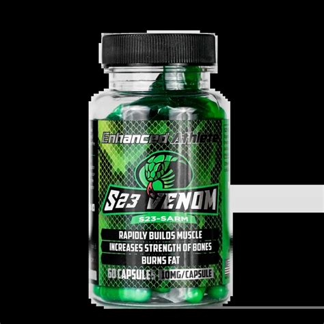 S 23 Venom 10mg X 60 Capsules Enhanced Athlete