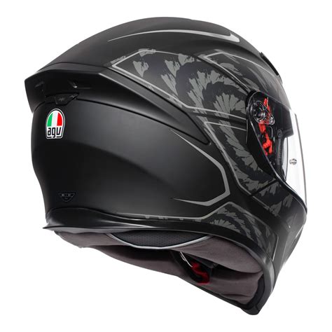 Agv K S Tornado Black Silver Full Face Helmets Free Uk Delivery