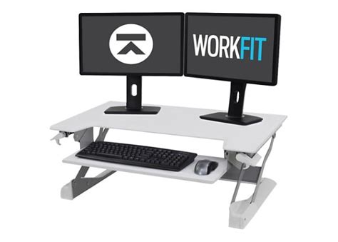 Ergotron WorkFit-TL - standing desk converter - white - 33-406-062 - Monitor Accessories - CDW.CA