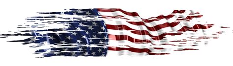 American Flag High Gloss Ripped Stand Out With Patriotic Design