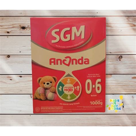 Jual SGM ANANDA 0 6 6 12 Bulan 1kg Shopee Indonesia