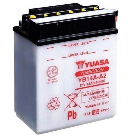 Yuasa YB14A A2 Bateria Moto 12V 14Ah