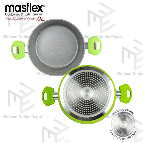 Masflex By Winland Spectrum Aluminum Non Stick Induction Casserole With