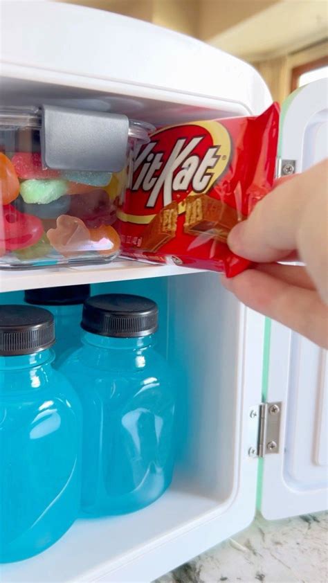 Kandicebreinholt On Instagram Restocking My Daughters Mini Fridge For