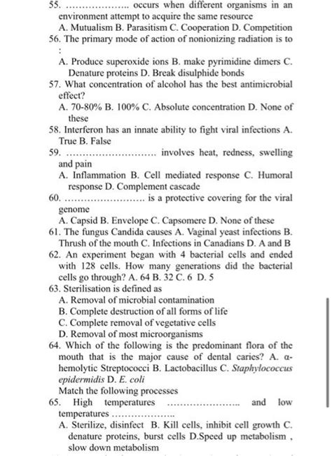 Solved 55 Occurs When Different Organ