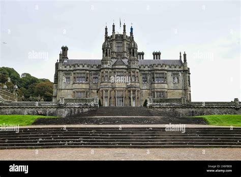 A General View Of Margam Park Castle At Margam Park In Neath Port