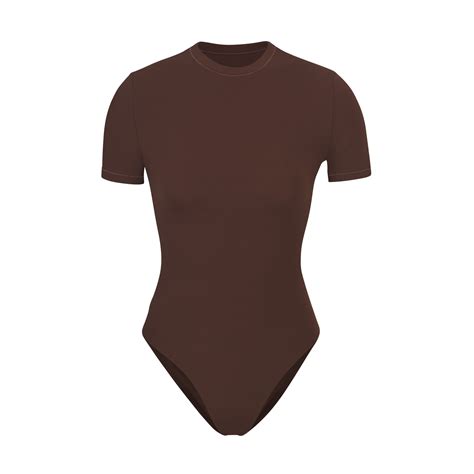 Fits Everybody T Shirt Bodysuit Cocoa