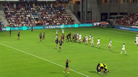 TOP 14 Essai De Sofiane GUITOUNE ST Aviron Bayonnais Stade