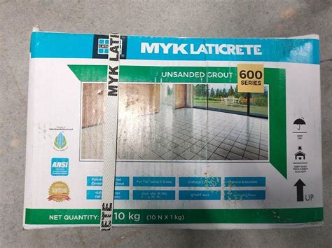 600 Series MYK Laticrete Tile Grout 10 Kg Box At Rs 450 Bag In