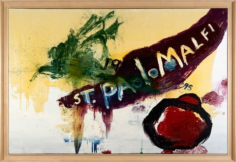 The Conversion Of St Paolo Malfi Tarp Paintings Items Julian Schnabel