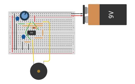 Circuit Design Tone Generator Tinkercad