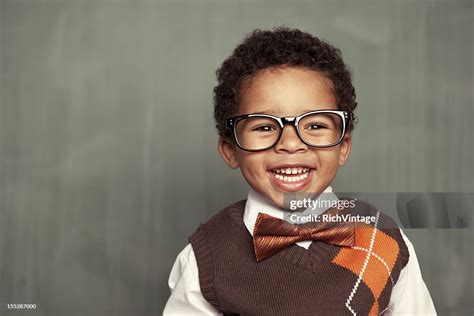 Happy Kid Nerd High Res Stock Photo Getty Images