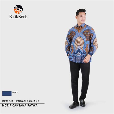 Jual Batik Keris Kemeja Reguler Fit Lengan Panjang Caksana Patwa