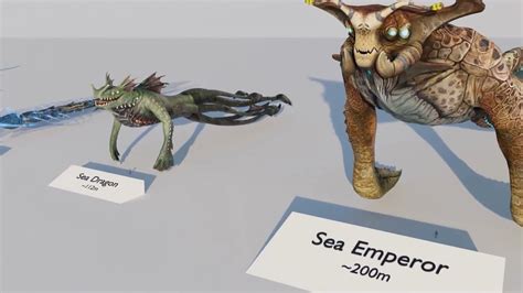 The True Size Of Subnautica Leviathans Youtube