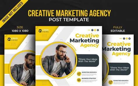 Digital Marketing Agency Expert And Corporate Social Media Post Banner