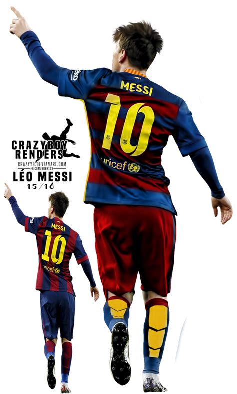 Lionel Messi 1516 Render V3 By Crazyyb On Deviantart