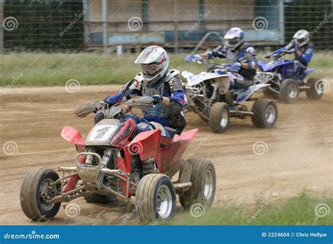 ATV / Quad bike racing stock photo. Image of racing, winner - 2224604