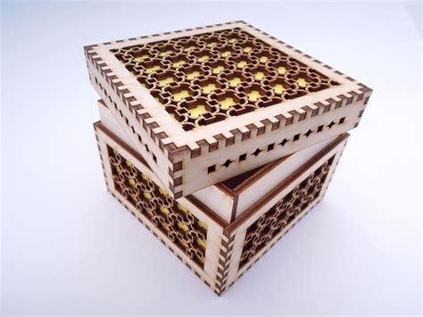 Laser Cut Wood Box