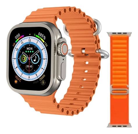 Smartwatch Hw9 Ultra Max 49mm Pulseira Extra Troca Tela De Fundo