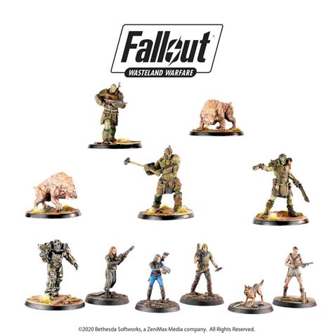 Two Player Starter Set Resin Miniatures Fallout Wasteland Warfare