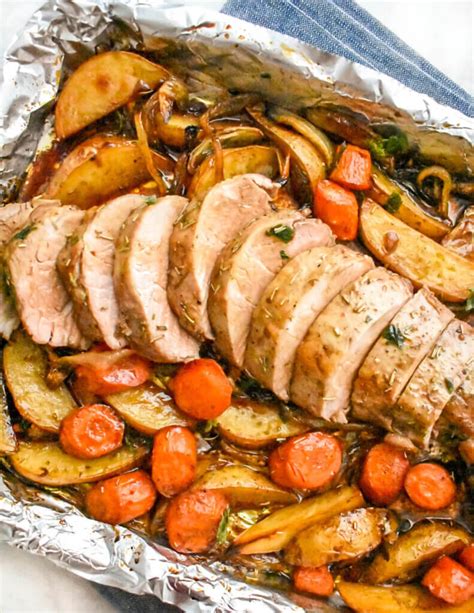 Pork Tenderloin Sheet Pan Dinner Herbs Flour