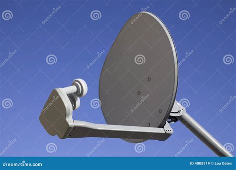 TV satellite dish stock image. Image of communications - 4008919