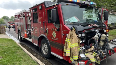 Tulsa Home Lost To Fire No One Injured Says Fire Department