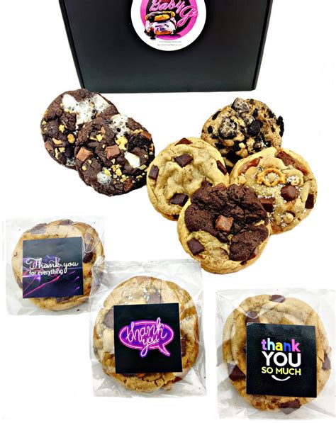 Cookies Assorted with Thank You Labels Gift Box 2 Lbs. Indiv. Wrapped ...