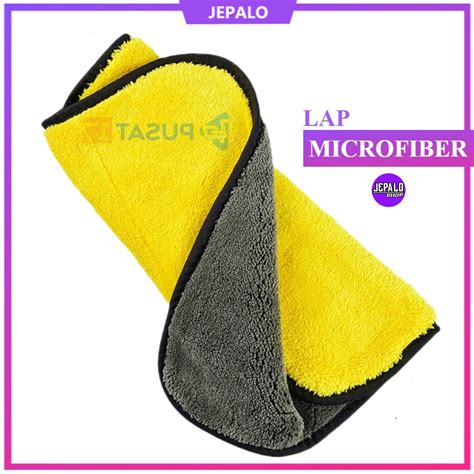 Jual Lap Kain Microfiber X Cm Gsm Kain Lap Kuning Mobil Motor