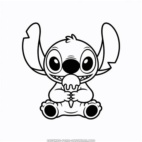 Lilo Stitch Para Desenhar - 10