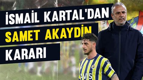 Adana Demirspor maçı öncesi Fenerbahçe de Fred gelişmesi İsmail Kartal