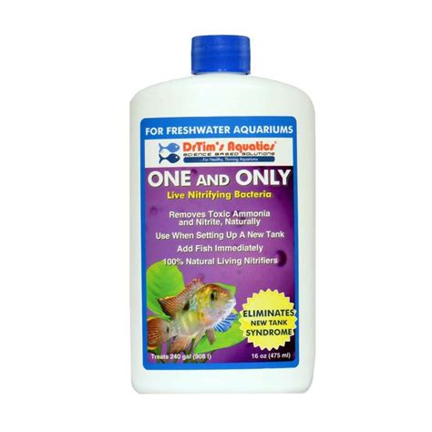 Dr Tims Aquatics One And Only Live Nitrifying Bacteria For Freshwater