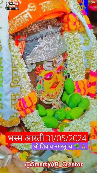 जय श्री महाकालेश्वर ज्योतिर्लिंग उज्जैन 🔱🛕बाबा महाकाल 🙏आज प्रातः भस्म