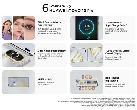 Buy HUAWEI nova 10 Pro Smartphone - HUAWEI Store (UAE)