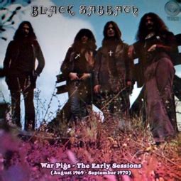 War Pigs The Early Sessions August September By Black