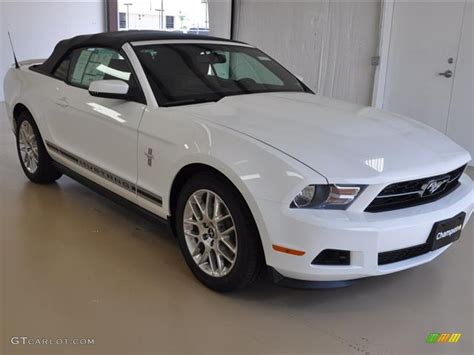 2012 Performance White Ford Mustang V6 Premium Convertible #57354886 | GTCarLot.com - Car Color ...