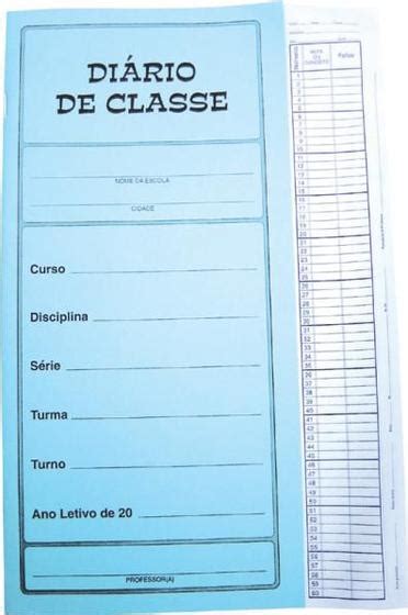 Diário De Classe Mensal 12 Folhas Tamoio Diário De Classe Magazine