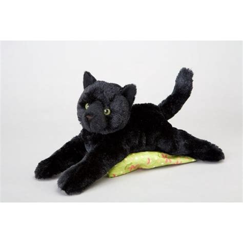 Douglas Cuddle Toys Plush Tug Black Cat Soft And Cuddly 14