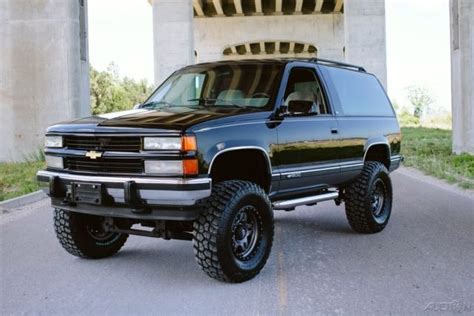 Low Mile K1500 Blazer 4x4 Black Florida Clean History Unrestored