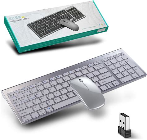 Clavier Souris Sans Fil Iclever Ghz Clavier Silencieux Avec Pav