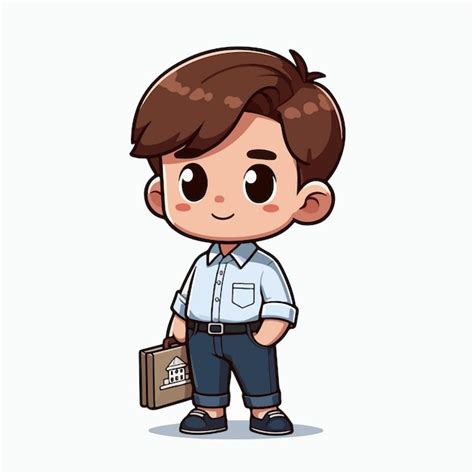 Premium Vector | Cute boy cartoon