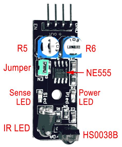 IR Sensor For Obstacle Avoidance KY 032 Narada Electronics